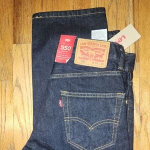 Levi's Men's Dark Indigo Relaxed Jeans